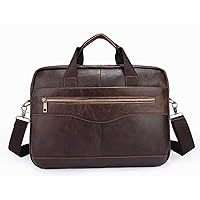 Office Men Briefcase/Shoulderbag with Waterproof PU Leather