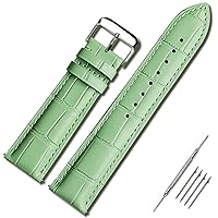 Moran Genuine Leather Watch Band Quick Release 18mm 20mm 22mm Replacement Smartwatch Strap Compatible for Samsung Galaxy Watch 5/4/3,Garmin Watch,Huawei,Fossil,Seiko,Citizen,Ticwatch