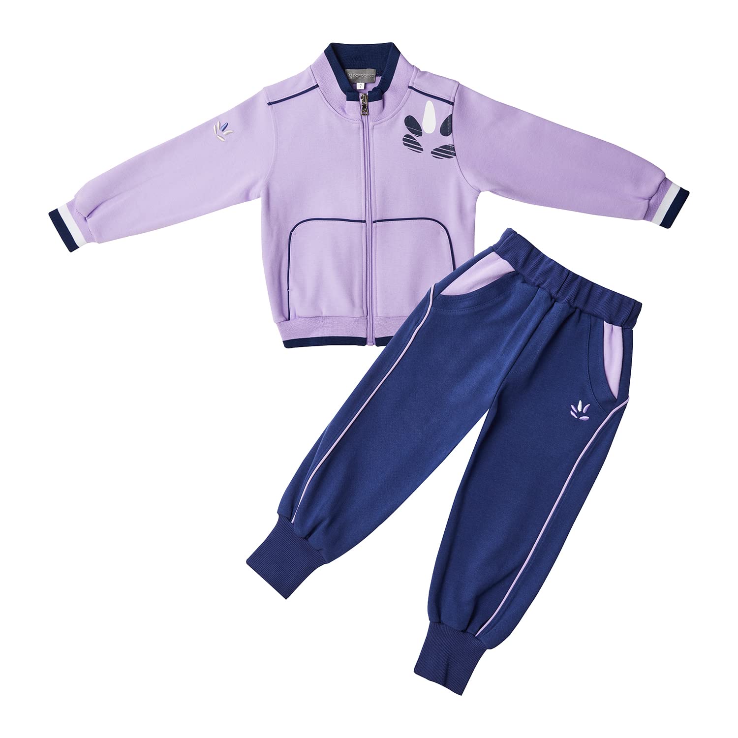 ROROANCO Activewear Kids Clothing Sets Tracksuits Active Hoodie, Pullover Jacket, Long Sleeve Shirts + Joggers 2 Piece