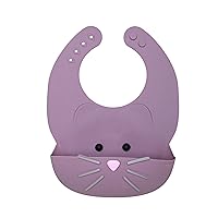 melii Silicone Weaning Bib for Babies & Toddlers, Large Food Catcher