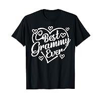 Best Grammy Ever Shirt Funny Heart Shape Mother's Day T-Shirt