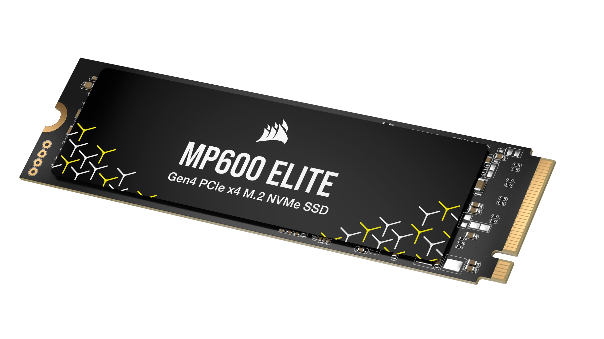 Corsair MP600 Elite 2TB M.2 PCIe Gen4 x4 NVMe SSD – M.2 2280 – Up to 7,000MB/sec Sequential Read – High-Density 3D TLC NAND – Black