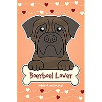 Boerboel Lover Notebook and Journal: 120-Page Lined Notebook for Writing and Journaling (6 x 9) (Brindle Boerboel Notebook)
