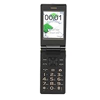Unlocked Flip Phone 2G, Big Button Mobile Phone with Large Sound, Unlocked Flip Phone for Seniors, SOS, Flashlight, Dual Card Dual Standby, 5900mAh Battery(Gold)