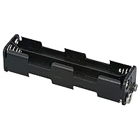 Jameco ReliaPro BH-482B 8X AAA Battery Holder with Snaps Terminals