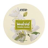 Nykaa Naturals Wanderlust Body Butter - Enriched with Shea, Cocoa Butter, and Almond Oil - Vegan, Cruelty-Free - Hawaiian Jasmine - Vegan - 6.7 oz