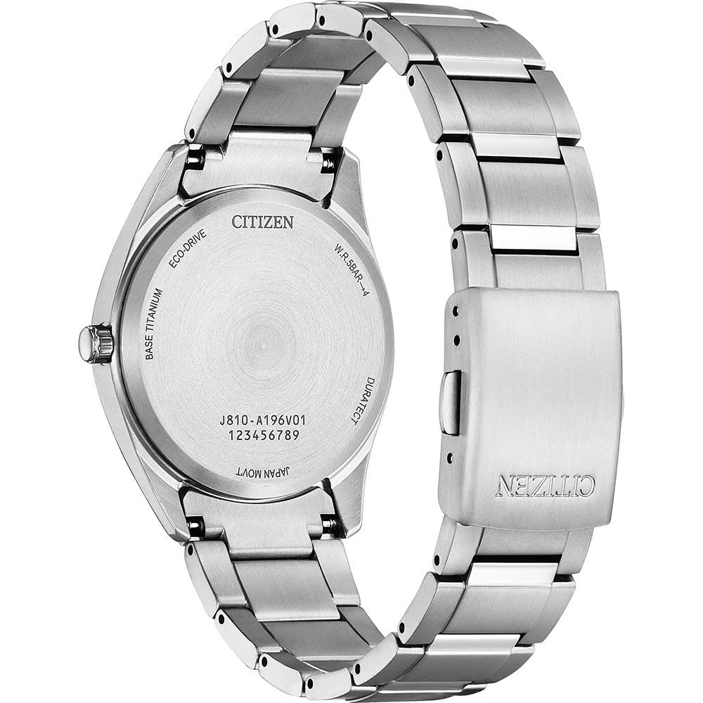 Citizen Women's Analogue Eco-Drive Watch with Titanium Strap FE6151-82A