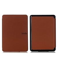 Case for Kindle Paperwhite 10th Generation 2018, Kindle Case with Waterproof Kindle Paperwhite E-Reader Case, e-Book-Reader-Covers with Auto Sleep/Wake for Kindle Paperwhite 10th Gen - Brown