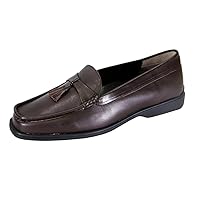 Sonya Women's Wide Width Moccasin Design Comfort Leather Loafers
