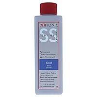 Ionic Shine Shades Liquid Hair Color for Unisex, Gold, 3 Ounce