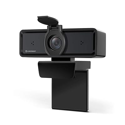 Amcrest 1080P Webcam with Microphone & Privacy Cover, Web Cam USB