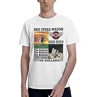 Rock T Shirt Men Short Sleeve Classic Shirt Graphic Funny Tee Tshirt