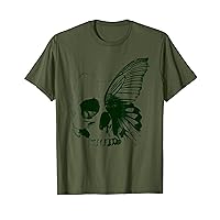 Fairy Grunge Fairycore Aesthetic Skeleton Butterfly Goth Y2K T-Shirt