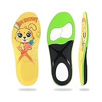 Children Orthotic Inserts,Kids Arch Support Shoe Inserts,Kids Insoles Relieve Over-Pronation,Plantar Fasciitis and Flat Feet,Soft & Strong Children's Insole