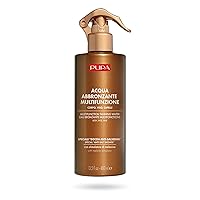 PUPA Milano Multifunction Tanning Water - Lightweight Mist Tanning Accelerator for the Perfect Summer Glow - Achieve a Tanned, Bronze Complexion - Infused With Castor Oil for Skin Hydration - 13.5 oz