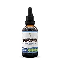 Secrets of the Tribe Chlorella Alcohol-Free Liquid Extract, Chlorella (Chlorella vulgaris) Dried Algae Tincture Supplement (2 FL OZ)