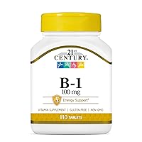 21st Century B-1 Tablets, 100 Mg, 110 Count