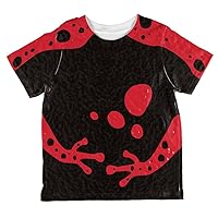 Red Banded Poison Dart Frog Costume All Over Toddler T Shirt