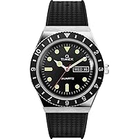 Timex Men's Analogue Watch with a Silicone Strap Q Reissue