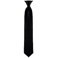 boxed-gifts Umo Lorenzo Men's Poly Solid Clip On Tie