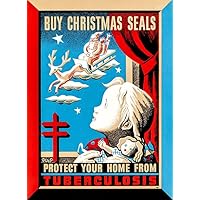 Buy Christmas Seals - Tuberculosis - 1943 - Promotional Advertising Magnet