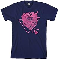 80s Neon Cat | Funny 1980s Cats Lover Men's T-Shirt