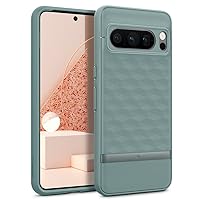 Caseology Parallax 3D Ergonomic Design Case Compatible with Google Pixel 8 Pro case 5G [Military Grade Drop Tested](2023) - Sage Green