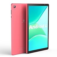 PRITOM 10 Inch Android 12 Tablet, 6000 mAh, 32 GB ROM, Expandable to 512 GB, Quad Core Processor, 10 Inch Tablet, Android Tablets HD IPS Screen, Camera, Wi-Fi, Bluetooth, Tablet PC (Pink)