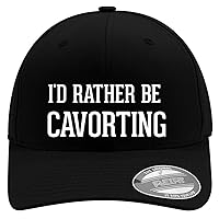 I'd Rather Be Cavorting - Flexfit 6277 Baseball Hat | Unisex Cap for Men and Women | Modern Cap with Flexfit Band
