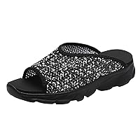 Shoes For Girls Size 3 Womens Sandals Size 10 Us Bubble Sandals Men'S Slippers With Arch Support