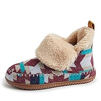 Dearfoams Women's Alpine Moritz Outdoor Arch Support House Shoe Bootie Slipper