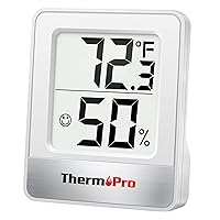 TP49 Digital Hygrometer Indoor Thermometer Humidity Meter Room Thermometer with Temperature and Humidity Monitor Mini Hygrometer Thermometer