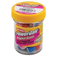 PowerBait Power Nuggets Captain America,White and Blue, 1.1 oz