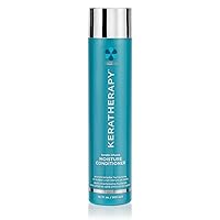KERATHERAPY Keratin Infused Moisture Conditioner, 10.1 fl. oz., 300 ml - Hydrating & Moisturizing Conditioner for Dry or Damaged Hair with Collagen, Jojoba Oil, & Kerabond Technology - Sulfate Free
