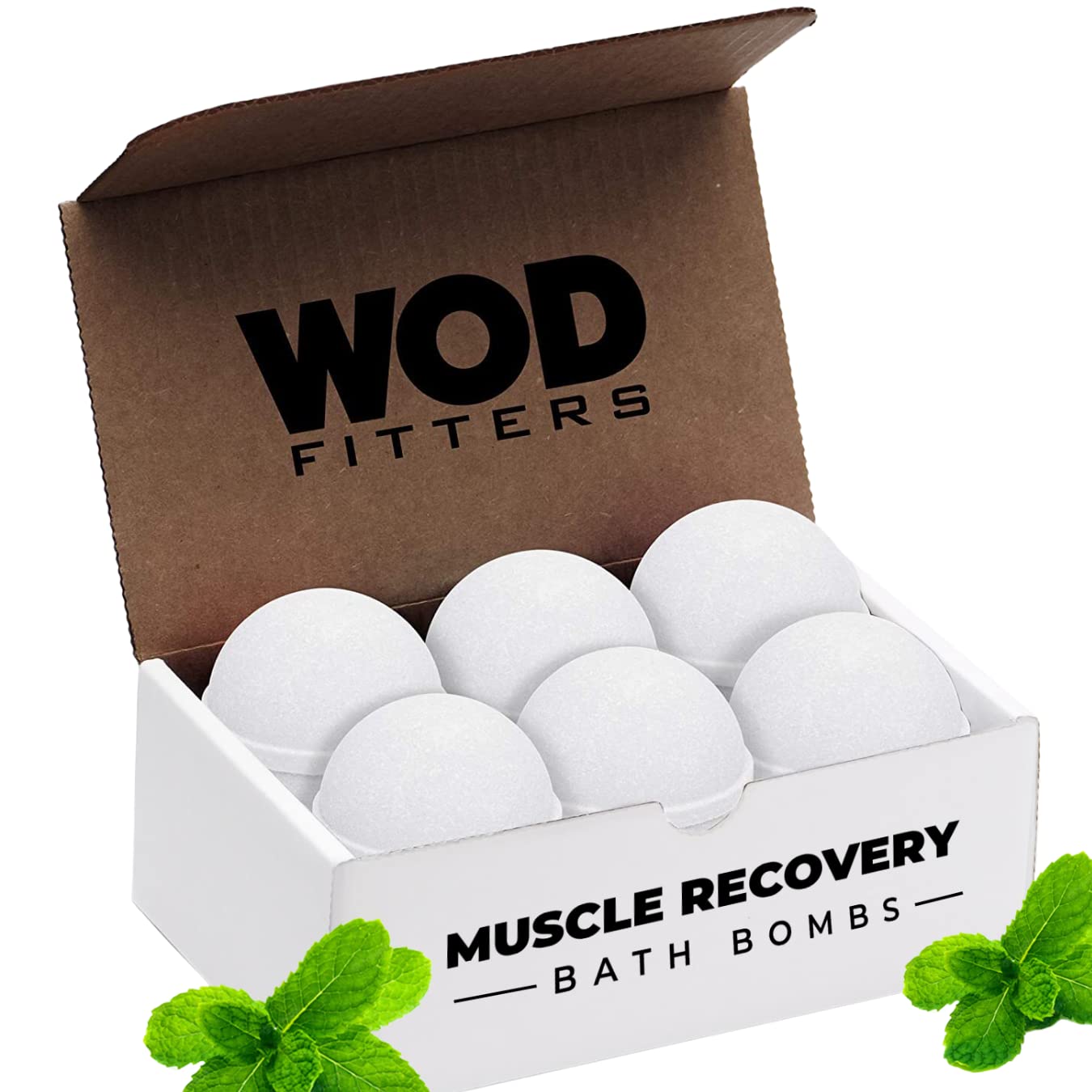 WODFitters Recovery Bath Bomb Shower Steamer Bundle - Made in The USA - Scientifically Formulated for Muscle Recovery