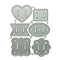 Scrapbook Stamp,Buckle Cutting Dies Metal Stencil Template Mold Carbon Steel Mould Embossing Craft Decoration for Home School Handmade