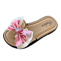 Fuzzy Animal Slippers Children Slippers Fashionable And Versatile Exaggerated Butterfly Sweet Girls Sandals Big Girls