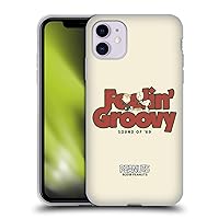 Head Case Designs Officially Licensed Peanuts Schroeder Snoopy Groovy Woodstock 50th Soft Gel Case Compatible with Apple iPhone 11