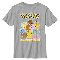 Pokemon Kids Poke Mang Boys Short Sleeve Tee Shirt
