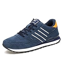 Fainyearn Men's Sneakers, Suede Running Shoes, Athletic Shoes, Casual, Ultra Lightweight, Outdoors, Walking Shoes, For Work or School Commutes, All Seasons
