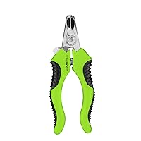 Large Dog Nail Clippers, Built-In Safety Guard, Stainless Steel Cutting Blades, Non-Slip Grip, Precise Cut, Trimmer for Large-Sized Dogs,Yellow