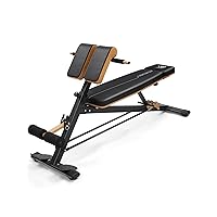 Weight Bench Press, Foldable Workout Bench for Home Gym, 660 LBS Stable Incline Decline Bench for Full Body, Weight Benches for Home Gym, Sit up Bench Strength Training Benches