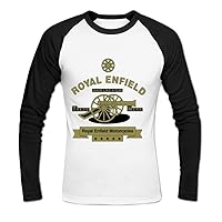 Men's Royal Enfield Baseball T-Shirt M White