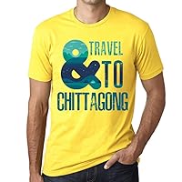 Men's Graphic T-Shirt and Travel to Chittagong Eco-Friendly Limited Edition Short Sleeve Tee-Shirt Vintage Birthday Gift Novelty Lemon L