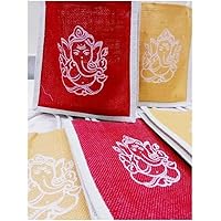 Jute Thamboolam Bags with Contrast Ganesha Print, Wedding Gifts Lunch Bag Multicolor, Fabric Gift Bag. (25)