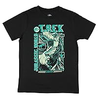 Jurassic World Boys' T-Rex Carnivore Dino Design Graphic T-Shirt