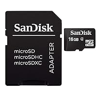 SanDisk Mobile Class4 MicroSDHC Flash Memory Card- SDSDQM-B35A with Adapter 16GB