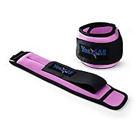 Wrist & Ankle Weights Pair 1lb -10lbs for Women, Men, Kids Adjustable Strap - Walking, Pilates, Gym Fitness Workout