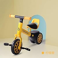 “N/A” New 220 Children's Balance Bike Without Pedals 1-3 Years Old Sliding Bicycle Baby Riding yo Tartrazine.
