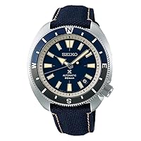 Seiko Prospex Mechanical Automatic Turtle Sapphire Glass SRPG15J1 Men's Watch, Made in Japan, Navy, Overseas Model